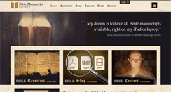 Desktop Screenshot of biblemanuscriptsociety.com